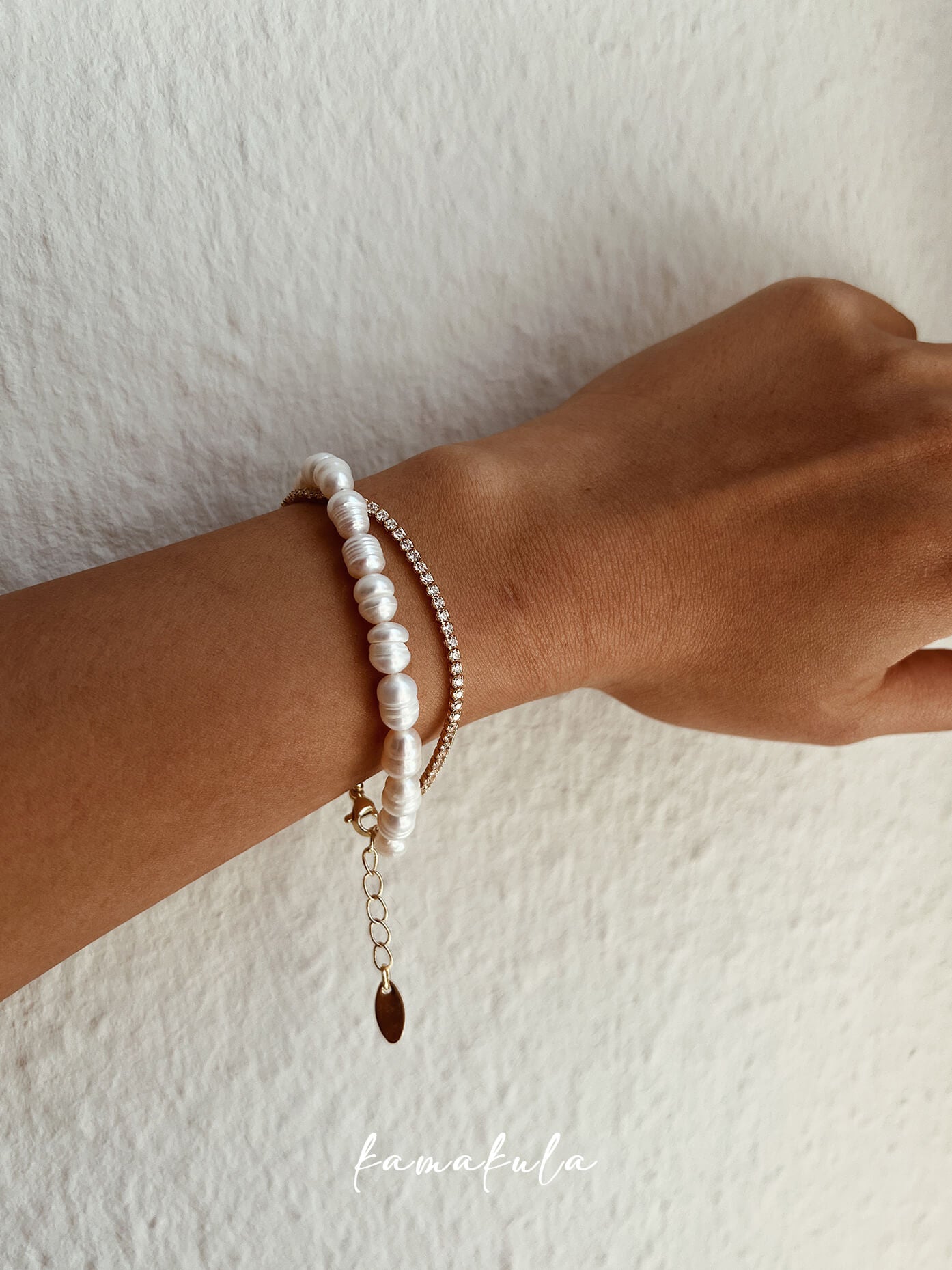 Dual Strand Pearl Bracelet