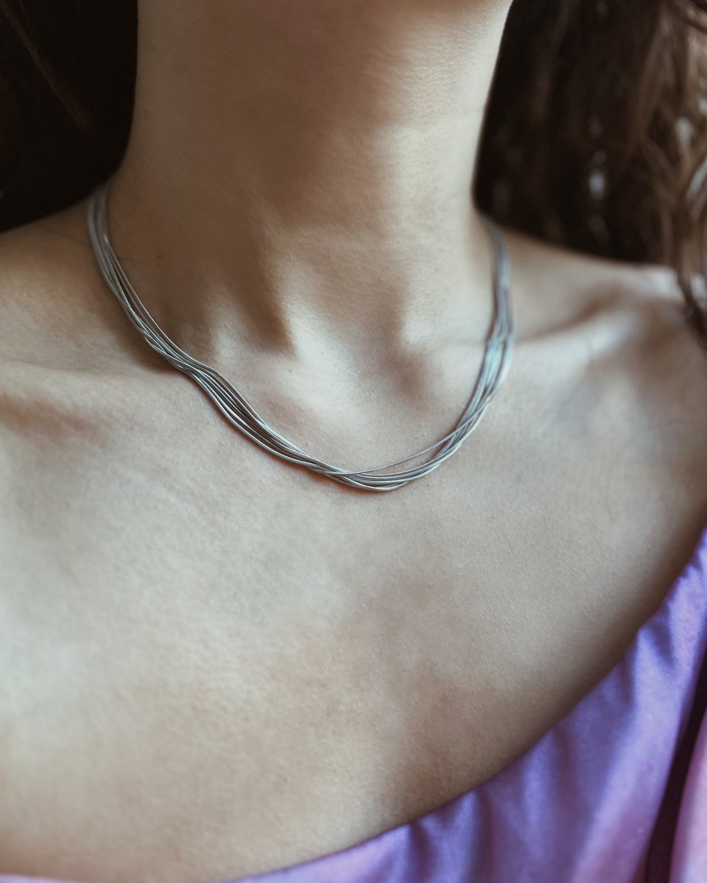 Multi Layer Cord Necklace Waterproof