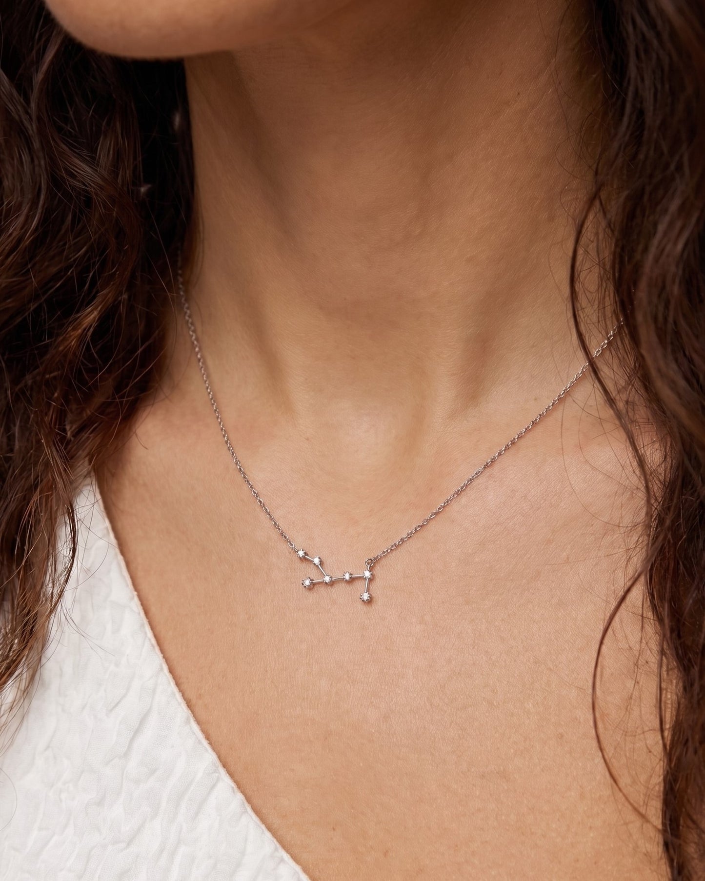 Zodiac Constellation Necklace 925 Silver