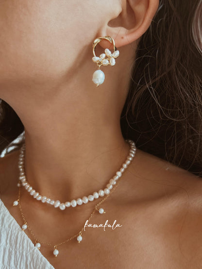 Aurora Pearl Earrings