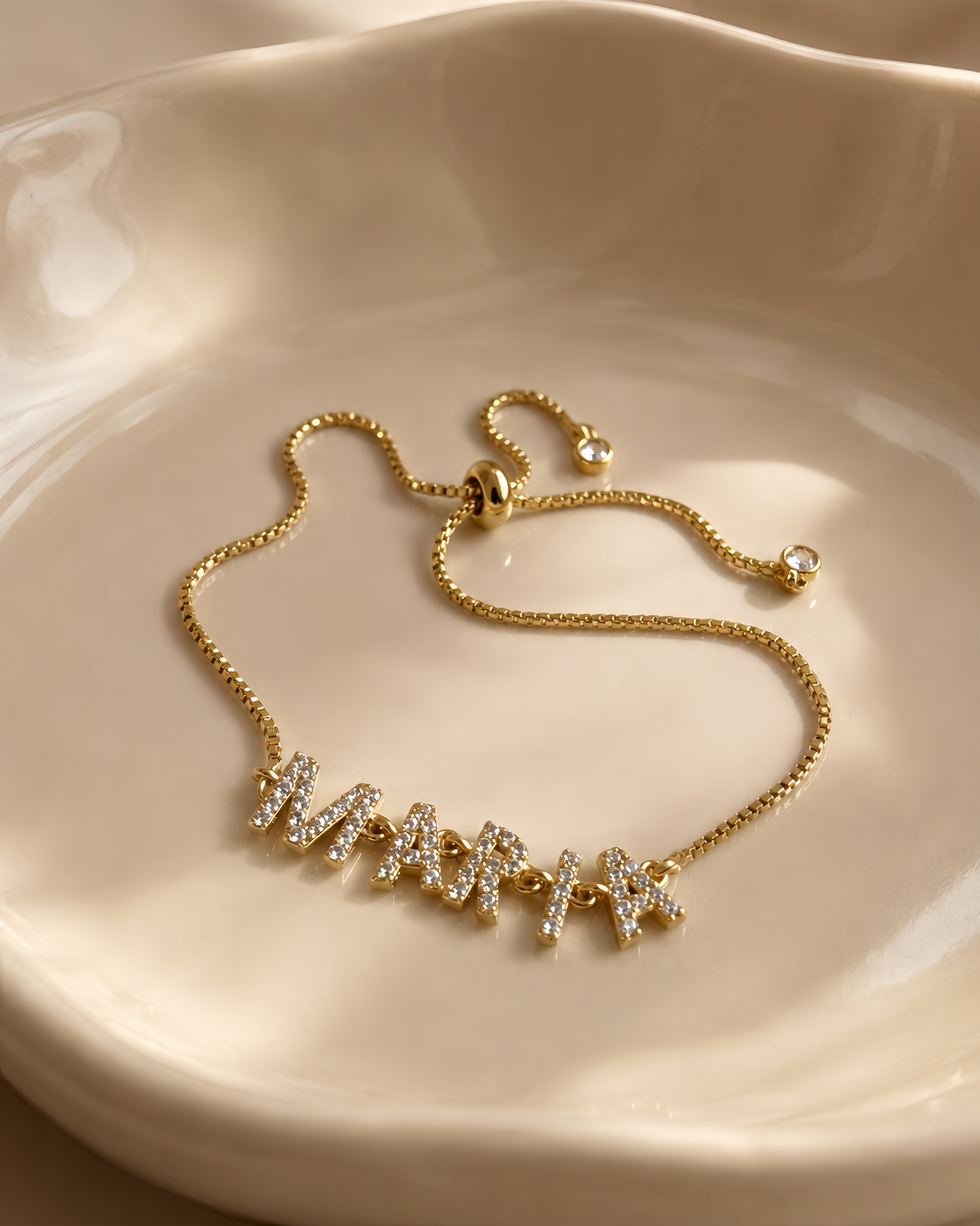 Personalized Charm Letter Name Bracelet
