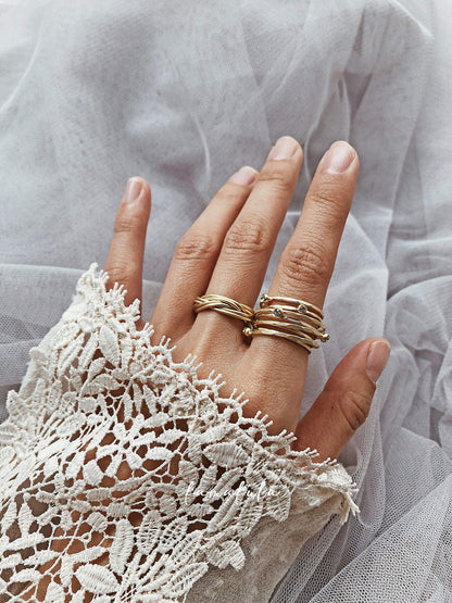 Minos Twisted Wrap Ring