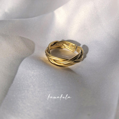 Minos Twisted Wrap Ring