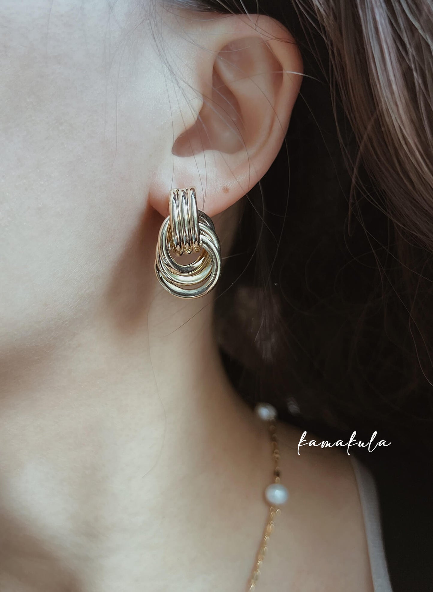 Love Knot Stud Earring