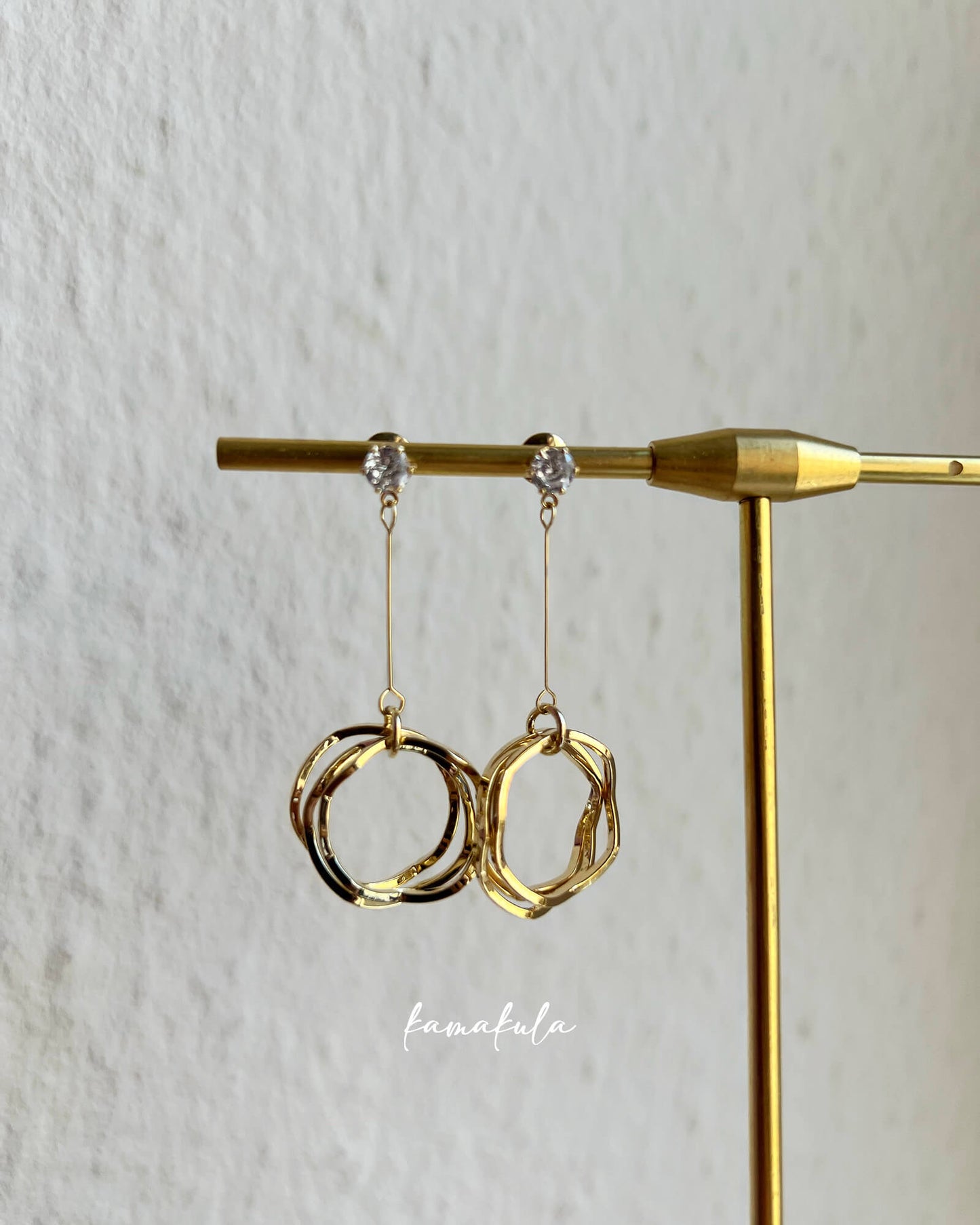 Dangling Hoops Earrings