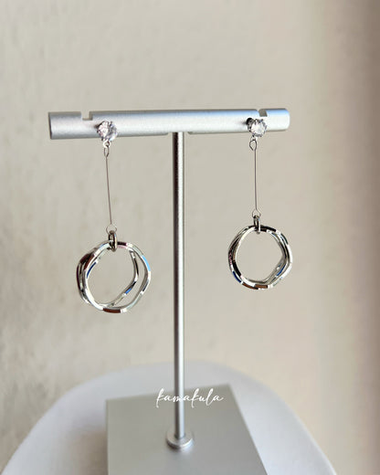 Dangling Hoops Earrings