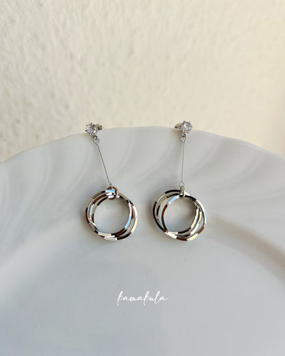 Dangling Hoops Earrings