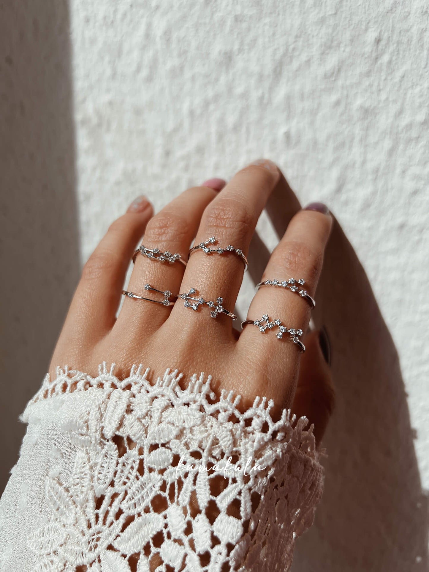 925 Silver Zodiac Constellation Ring