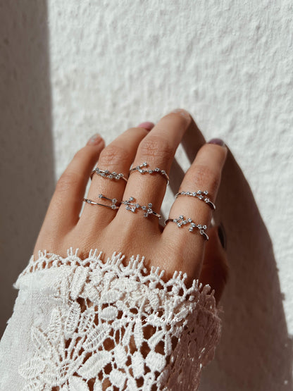 925 Silver Zodiac Constellation Ring