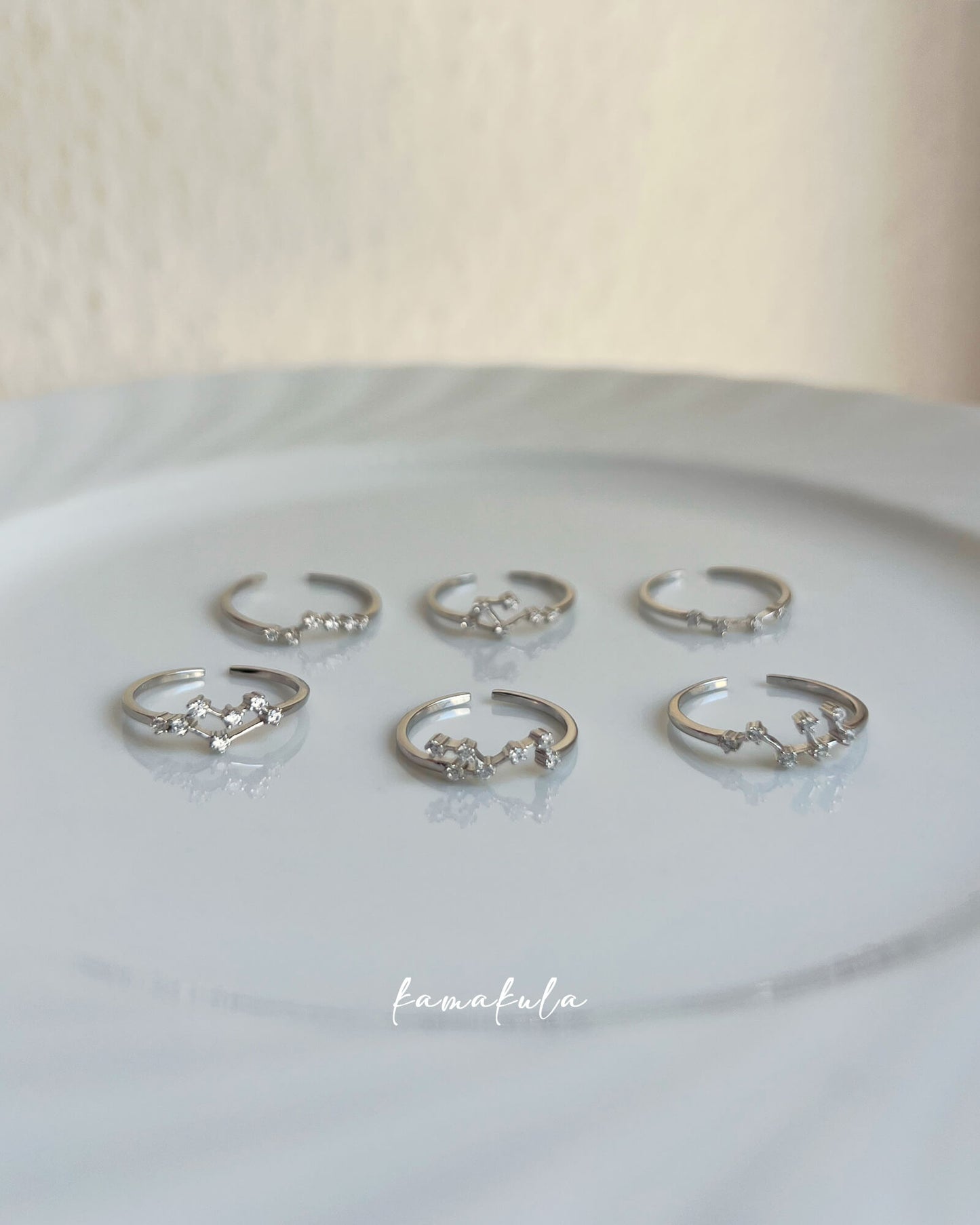 925 Silver Zodiac Constellation Ring