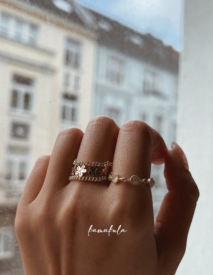 Amaris Moonstone Ring (Multi Stone)