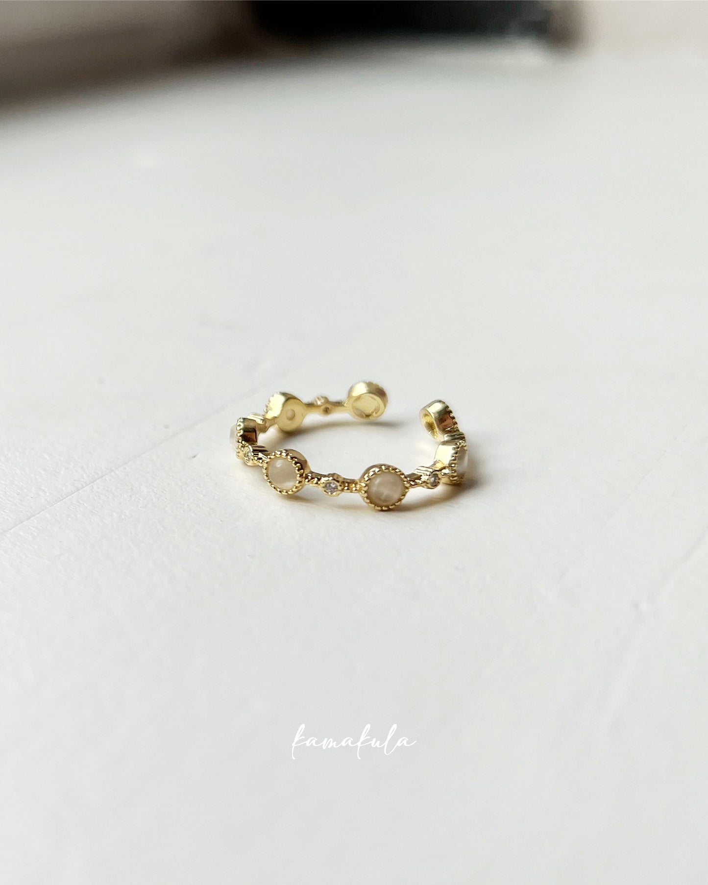 Amaris Moonstone Ring (Multi Stone)