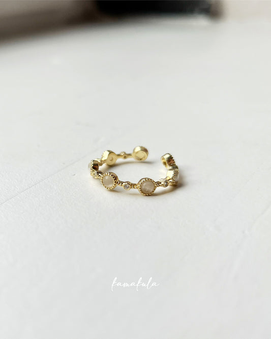 Amaris Moonstone Ring (Multi Stone)