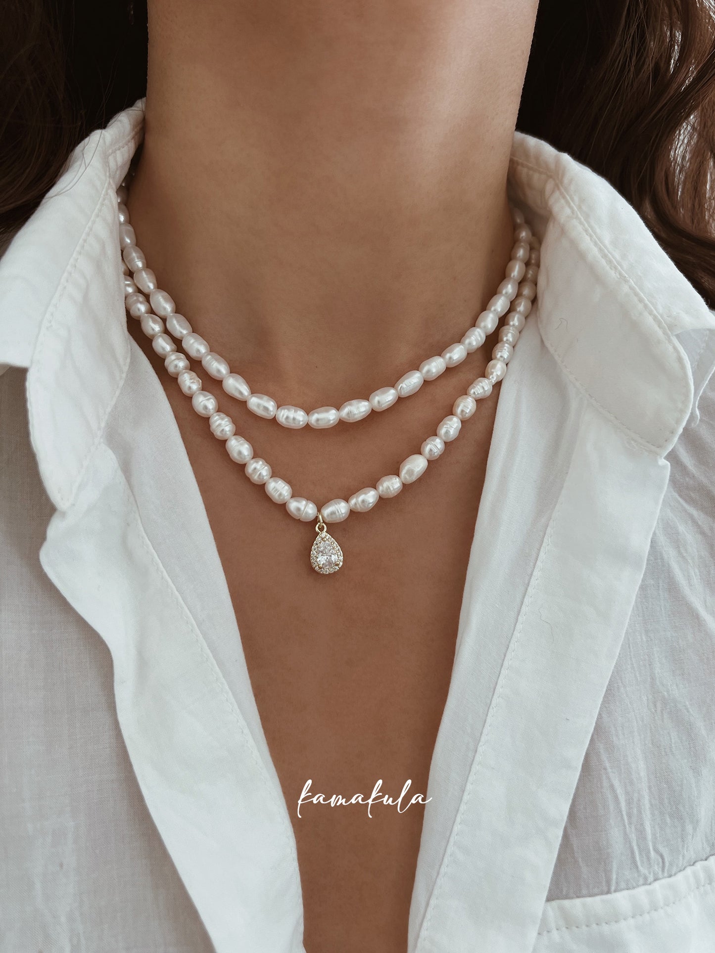 Audrey Freshwater Pearl Necklace