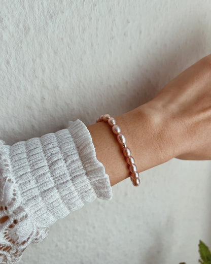 Blush Freshwater Pearl Bracelet
