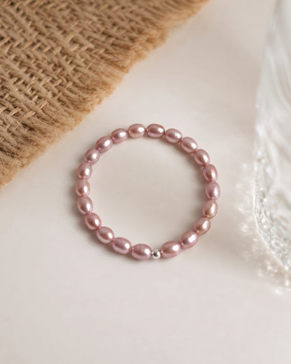 Blush Freshwater Pearl Bracelet
