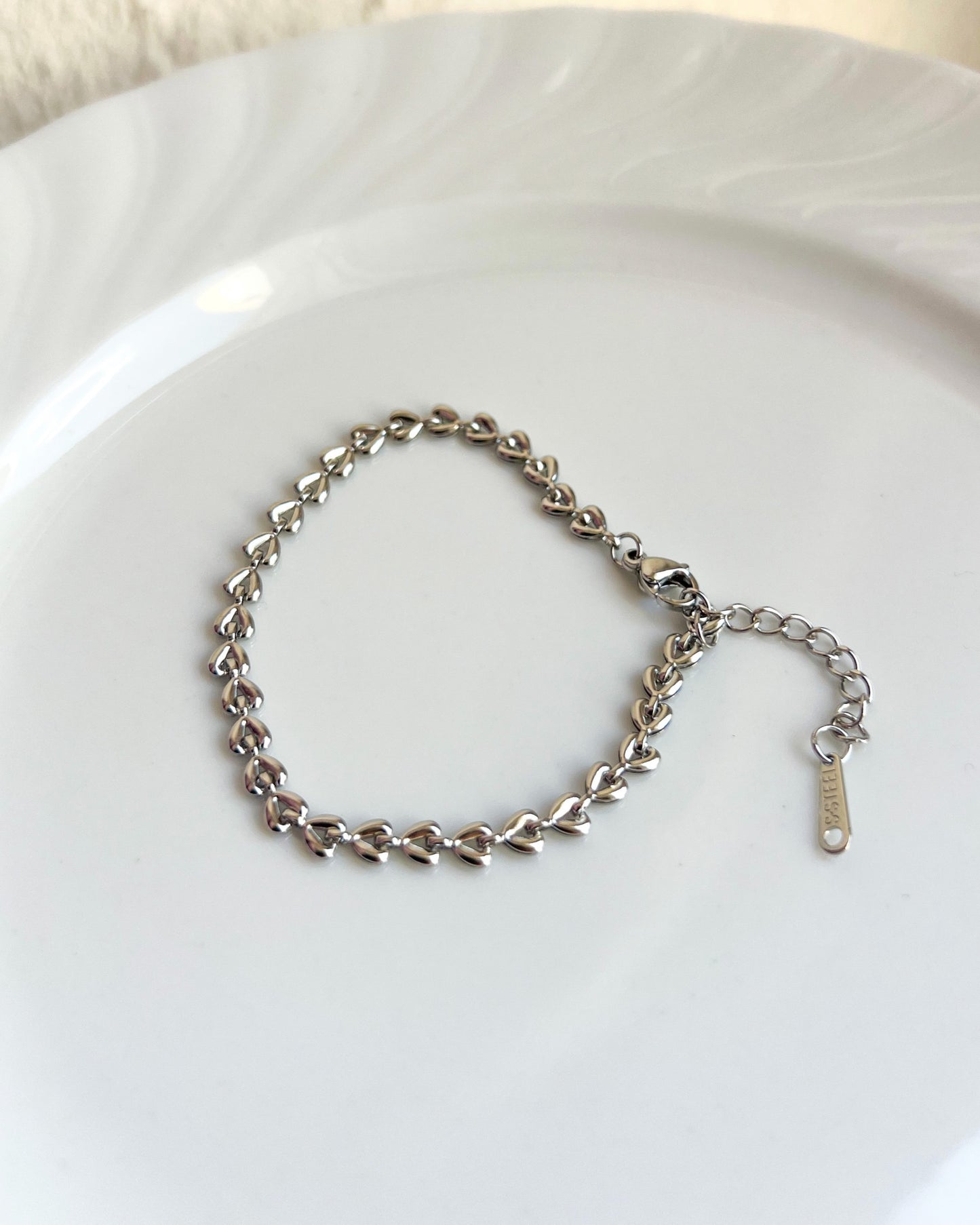 Linked Hearts Bracelet Waterproof