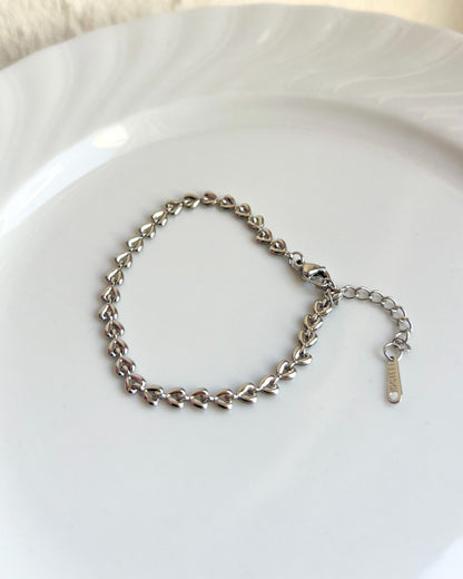 Linked Hearts Bracelet Waterproof