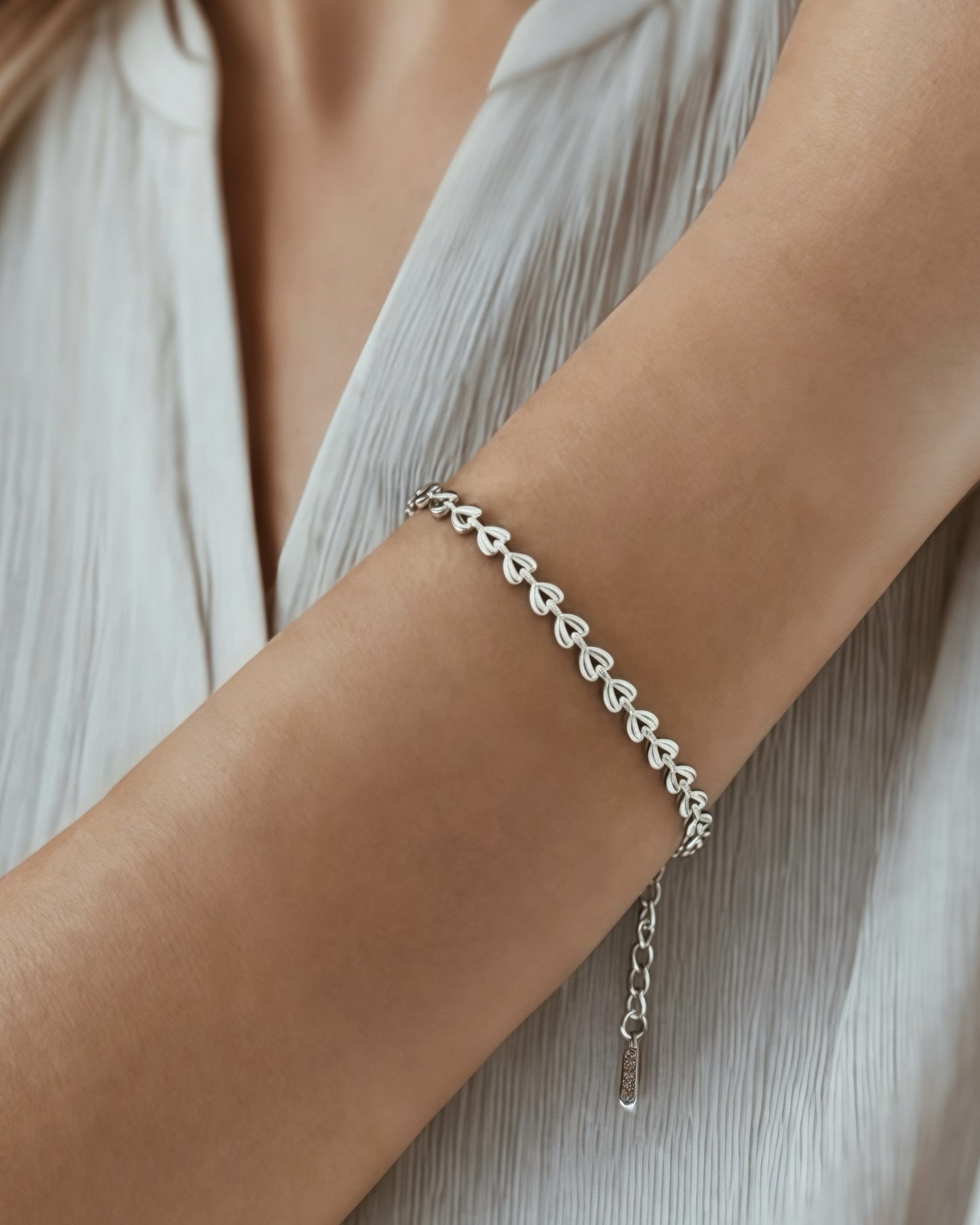 Linked Hearts Bracelet Waterproof