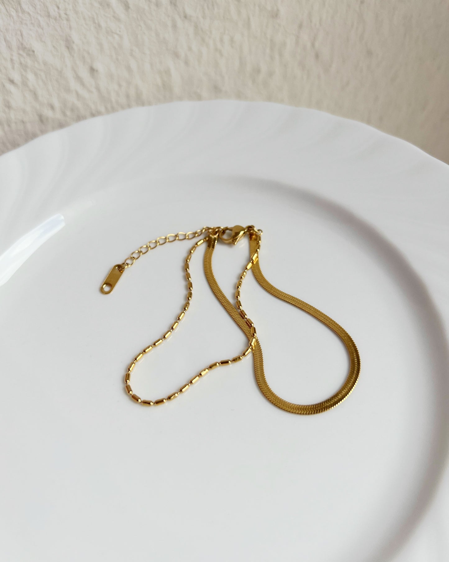 Double Row Snake Chain Bracelet Waterproof