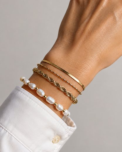 Twisted Rope Chain Bracelet Waterproof