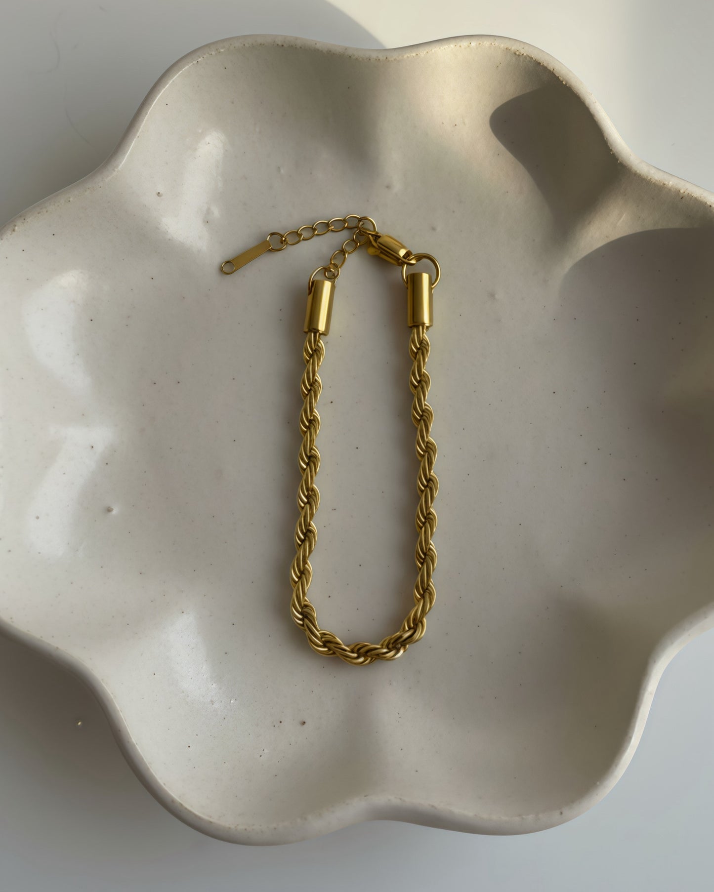 Twisted Rope Chain Bracelet Waterproof