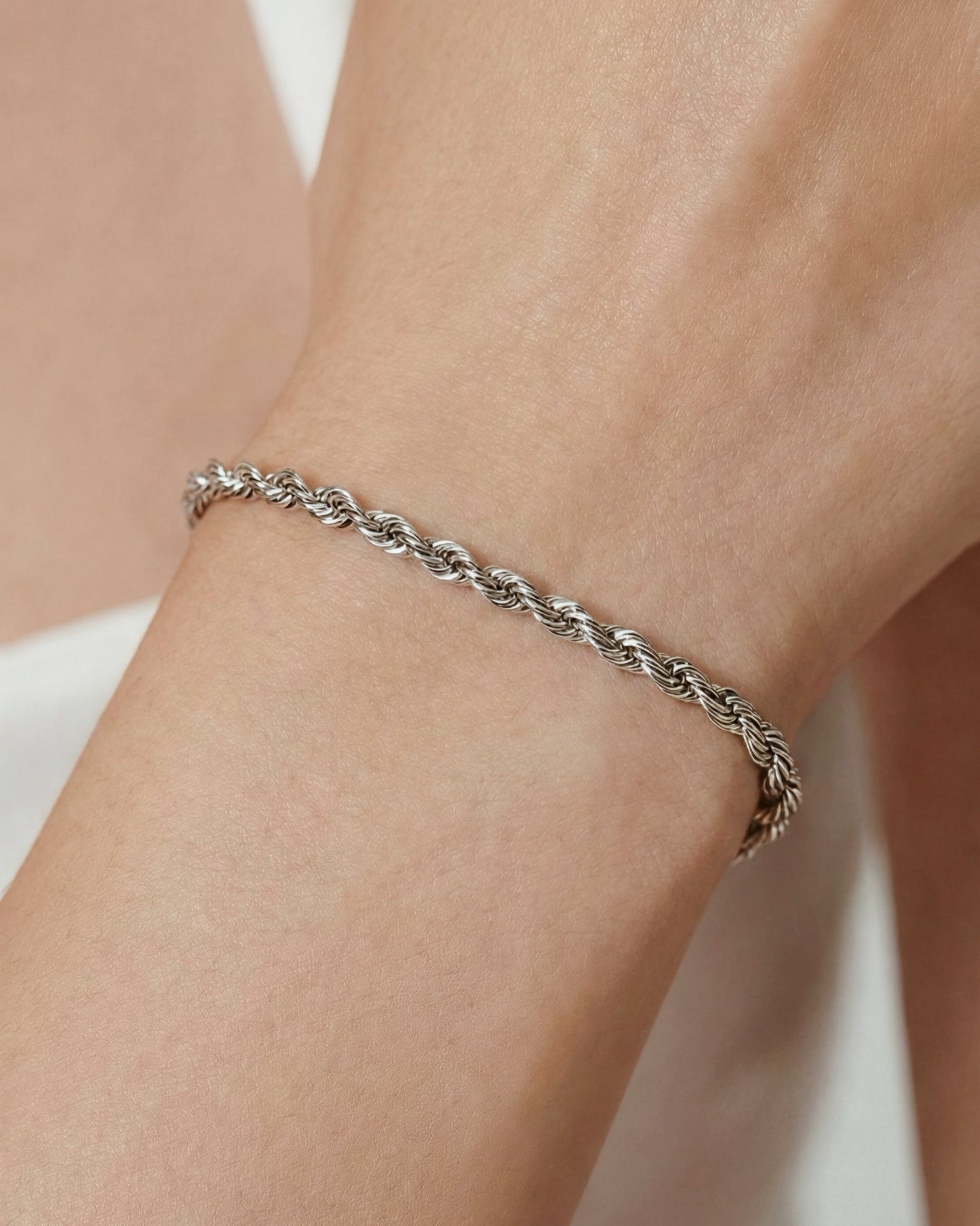 Twisted Rope Chain Bracelet Waterproof