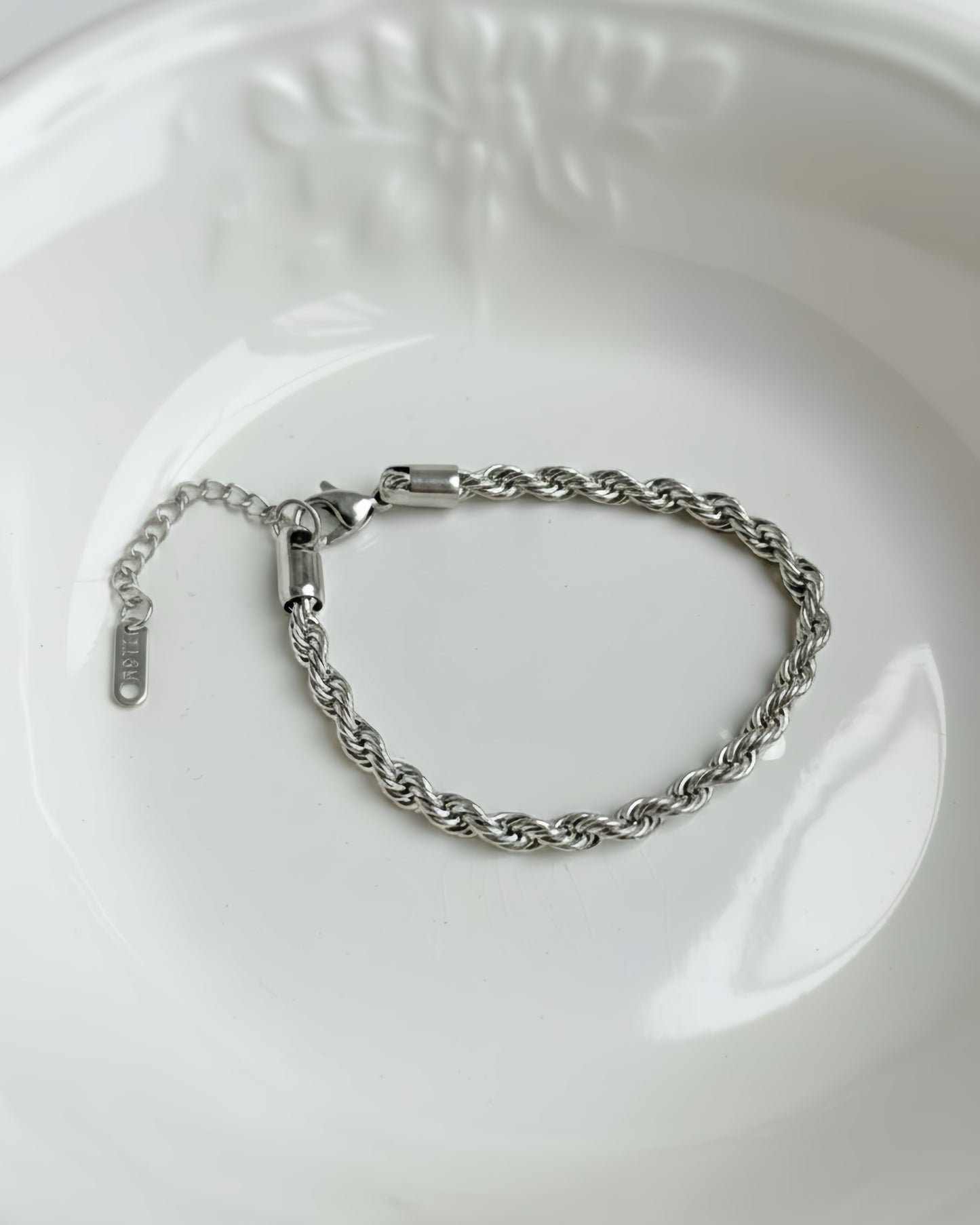 Twisted Rope Chain Bracelet Waterproof