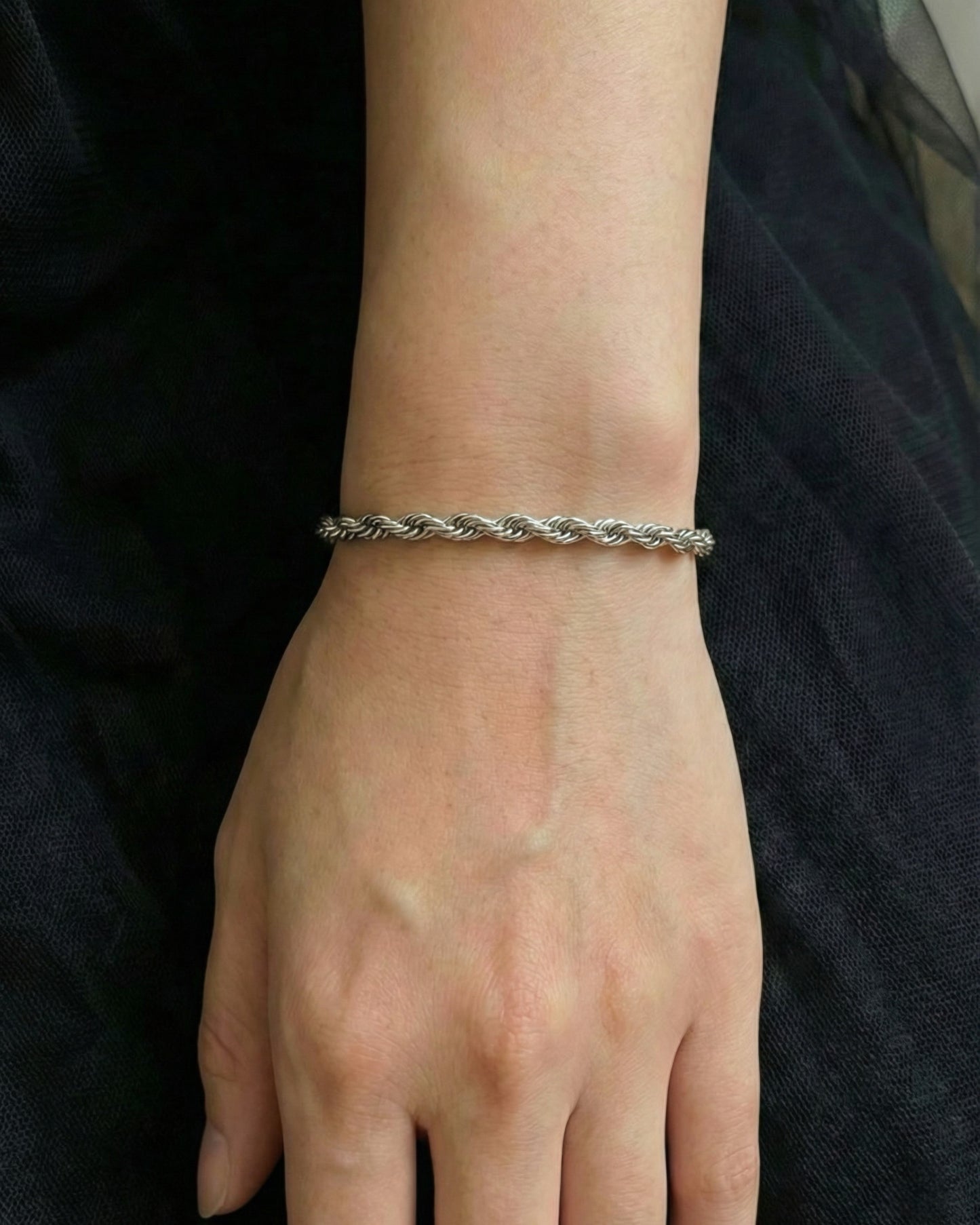 Twisted Rope Chain Bracelet Waterproof
