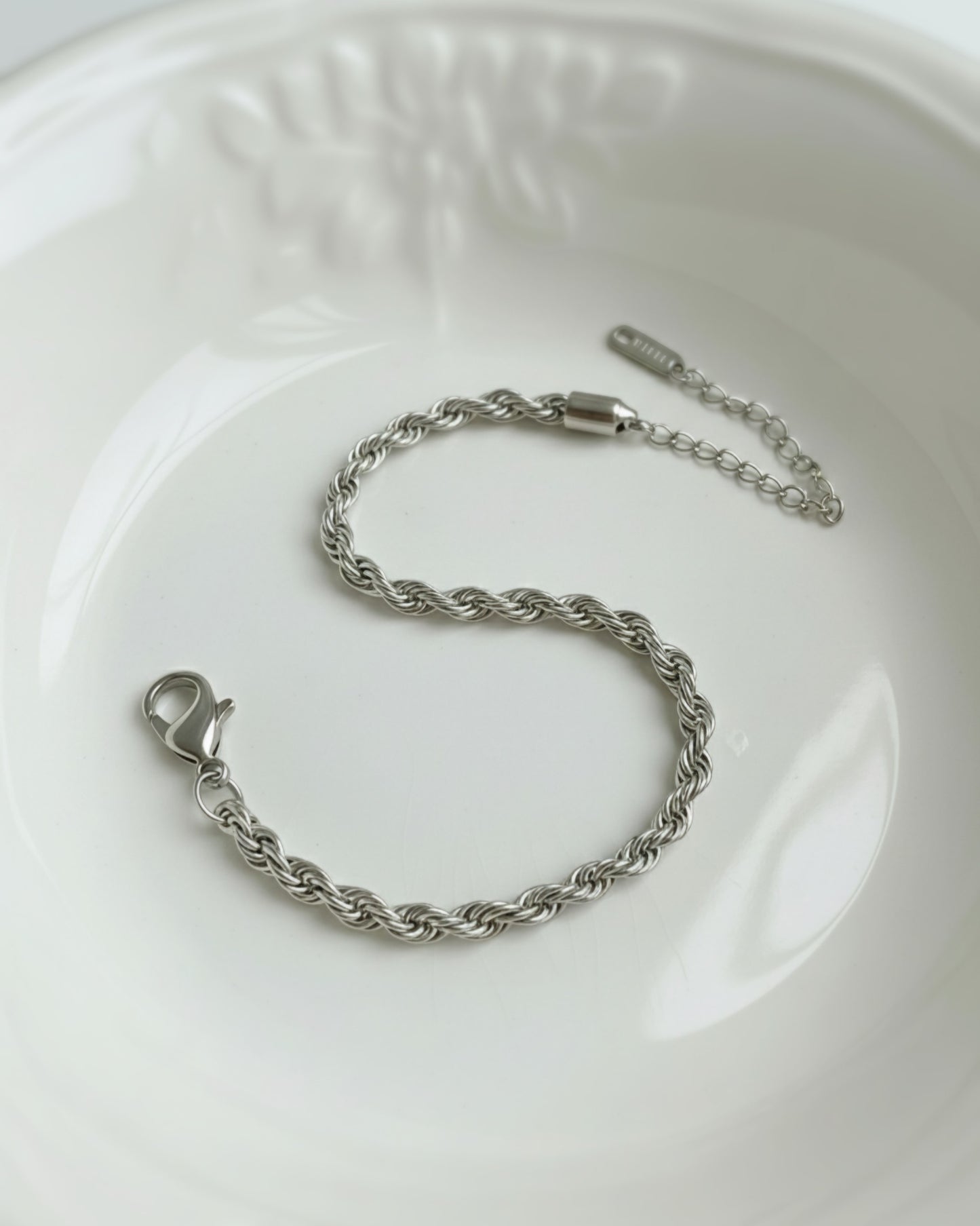 Twisted Rope Chain Bracelet Waterproof