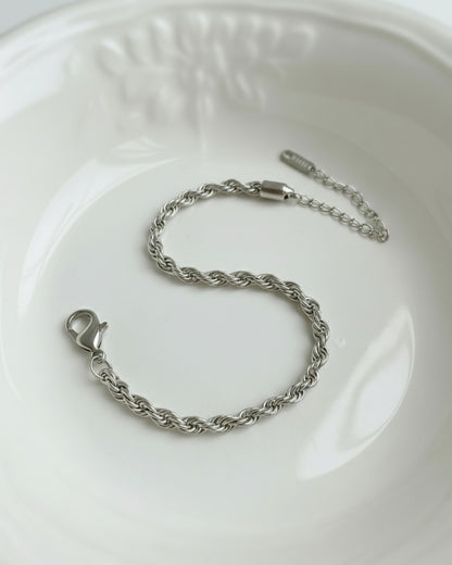 Twisted Rope Chain Bracelet Waterproof