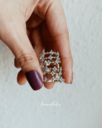 Blue Forget Me Not Ring