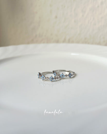 Blue Forget Me Not Ring