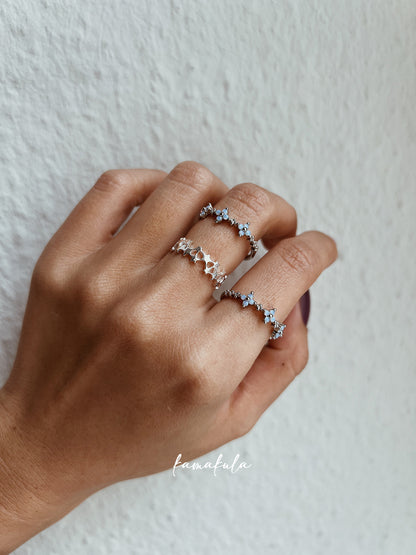 Blue Forget Me Not Ring