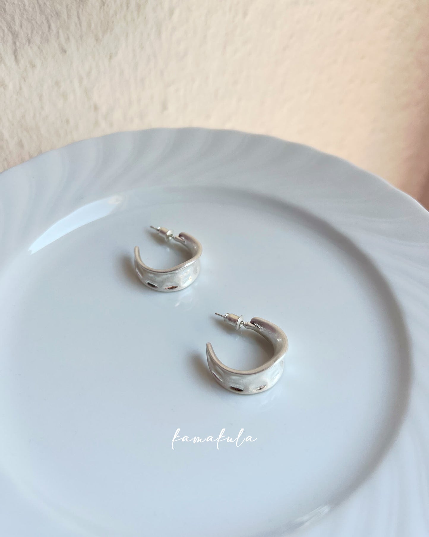 Chloe Chunky Half Hoops