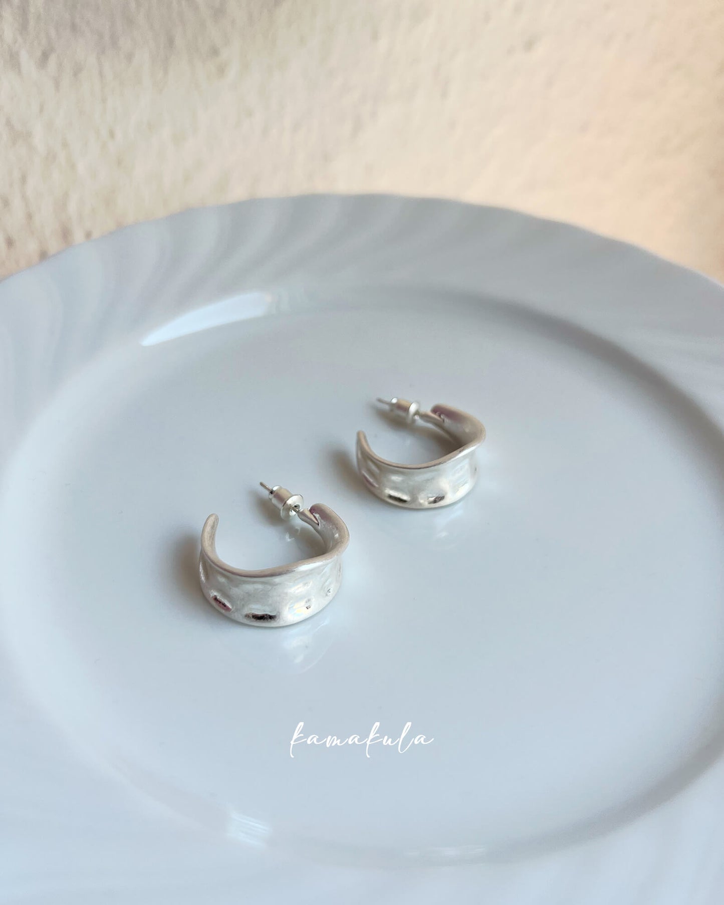 Chloe Chunky Half Hoops