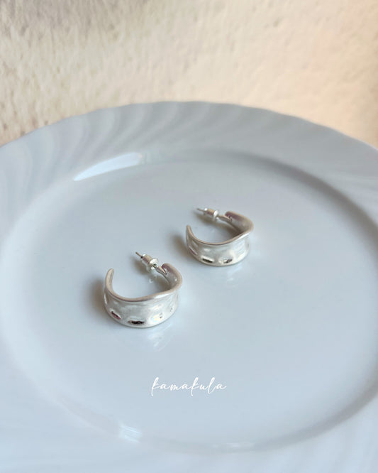 Chloe Chunky Half Hoops