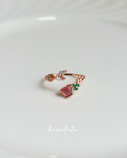Cupid's Arrow Heart Ring