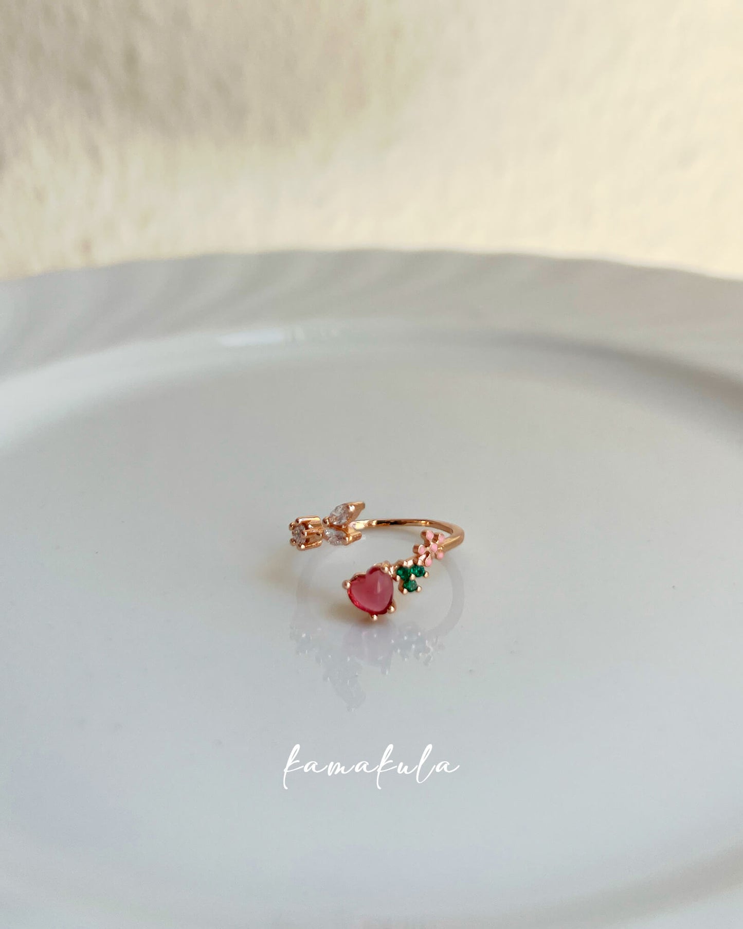 Cupid's Arrow Heart Ring