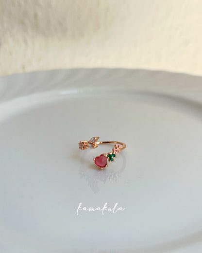 Cupid's Arrow Heart Ring