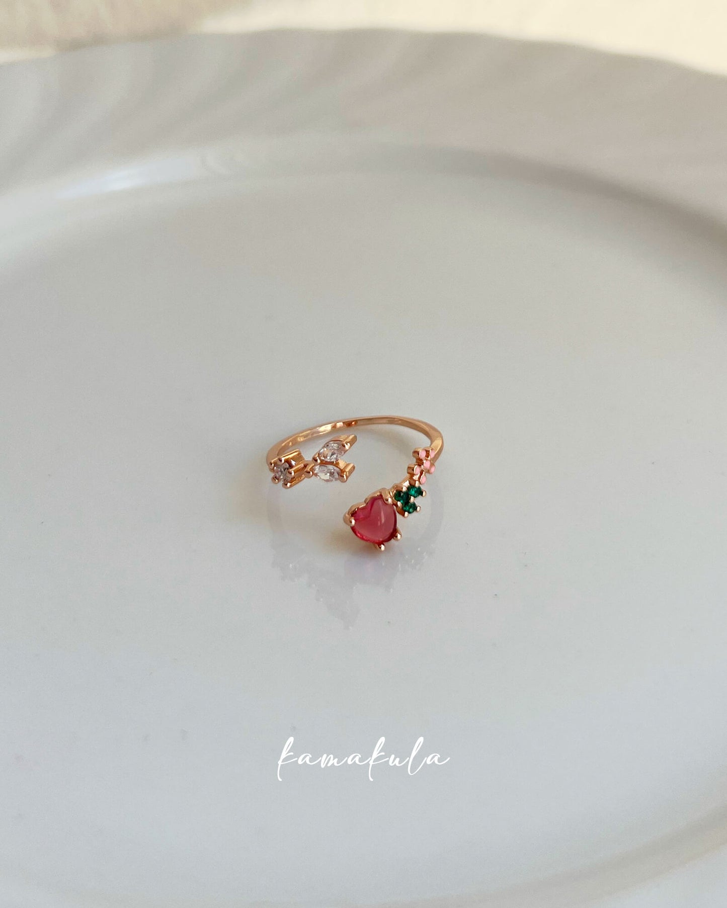 Cupid's Arrow Heart Ring