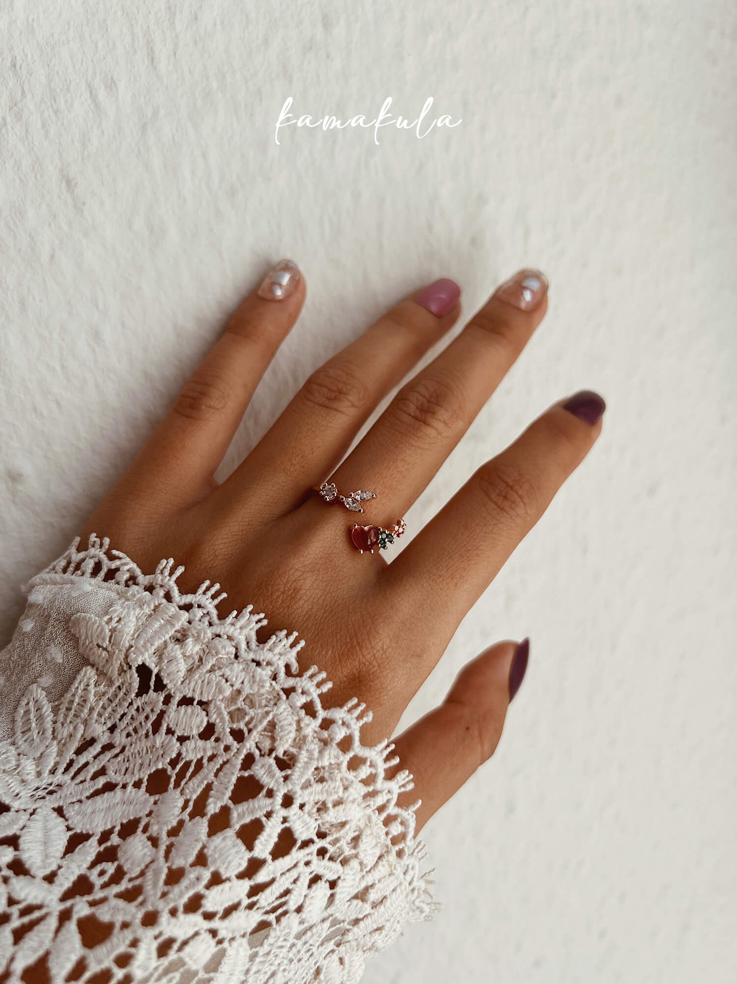 Cupid's Arrow Heart Ring