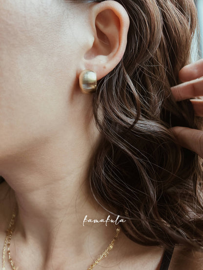 Dome Stud Earrings