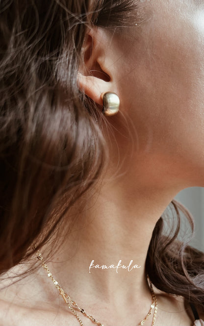Dome Stud Earrings