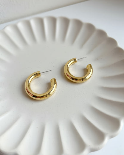 Classic Chunky Hoop Earrings