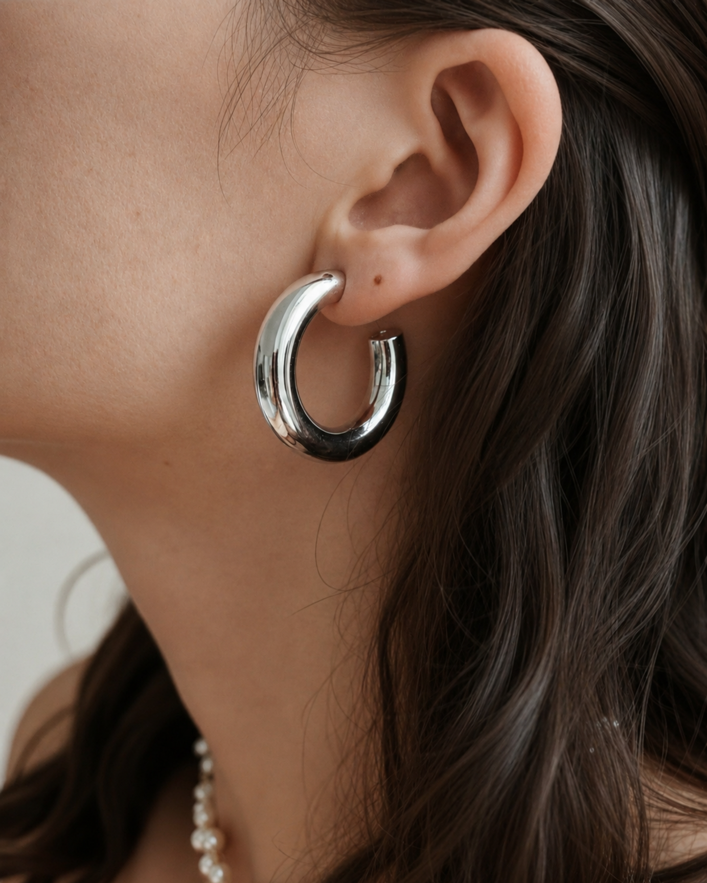 Classic Chunky Hoop Earrings