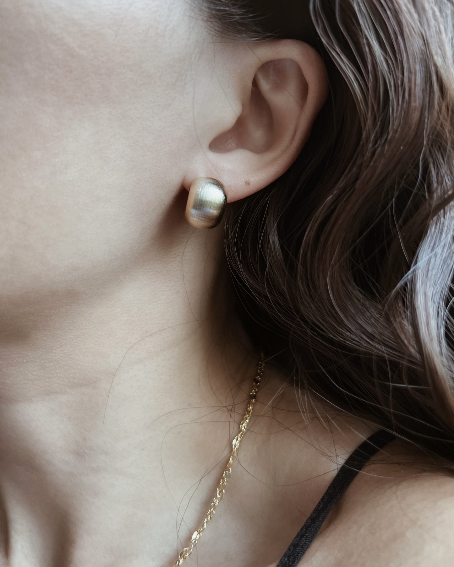 Minimal Dome Stud Earrings