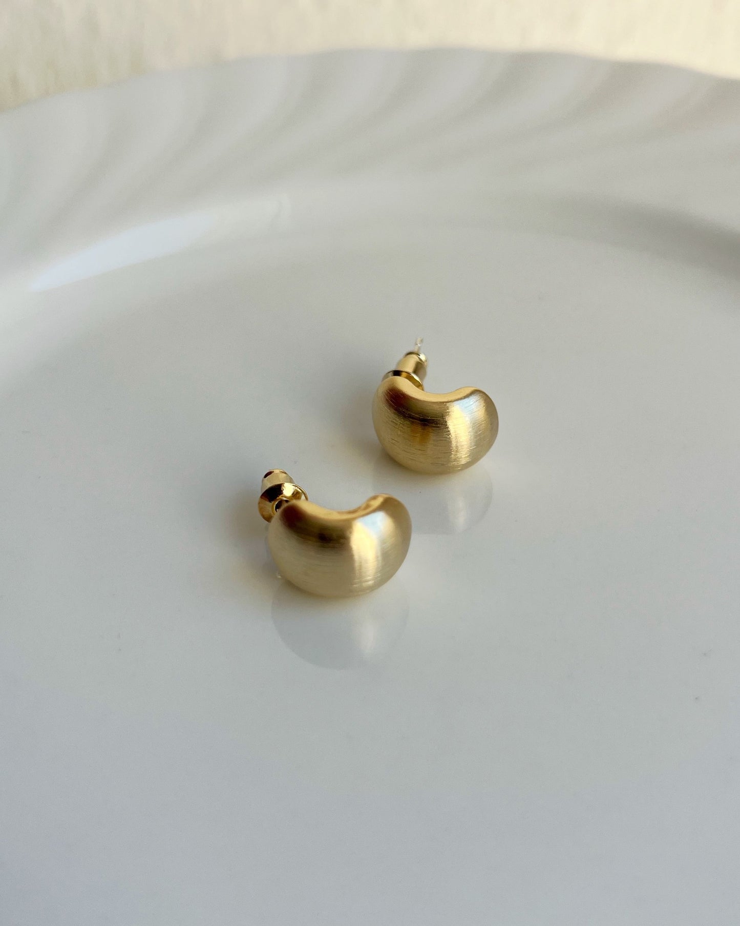 Minimal Dome Stud Earrings