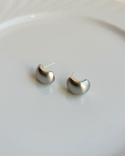 Minimal Dome Stud Earrings