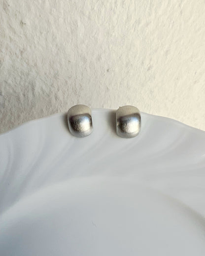 Minimal Dome Stud Earrings